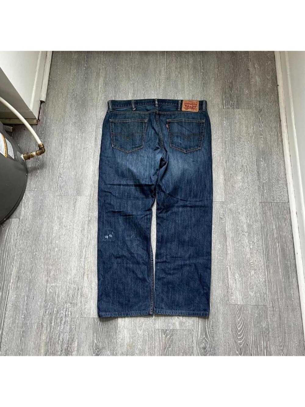 Navy Blue Levi’s 505 Denim Faded Jeans / Pants